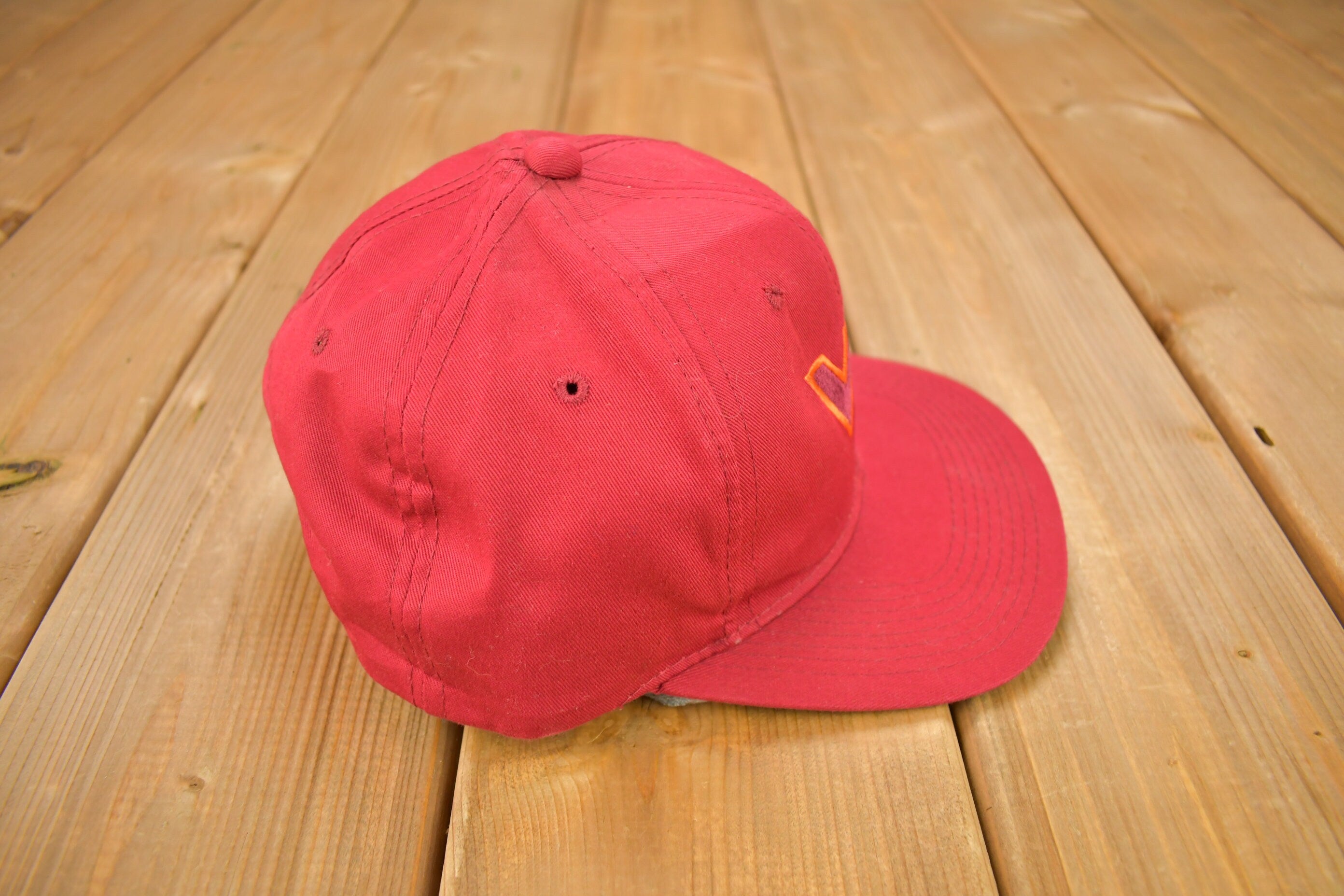 Vintage 1990s Virginia Tech University Collegiate Snap Back Hat