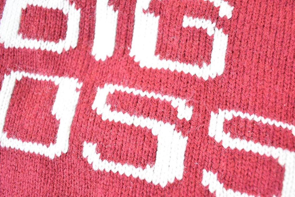 Vintage 1990s SCI Big Boss Knit Abstract Pattern Crewneck Sweater Mens L