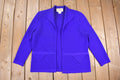 Vintage 1980s Castleberry Collared Cardigan Sweater
