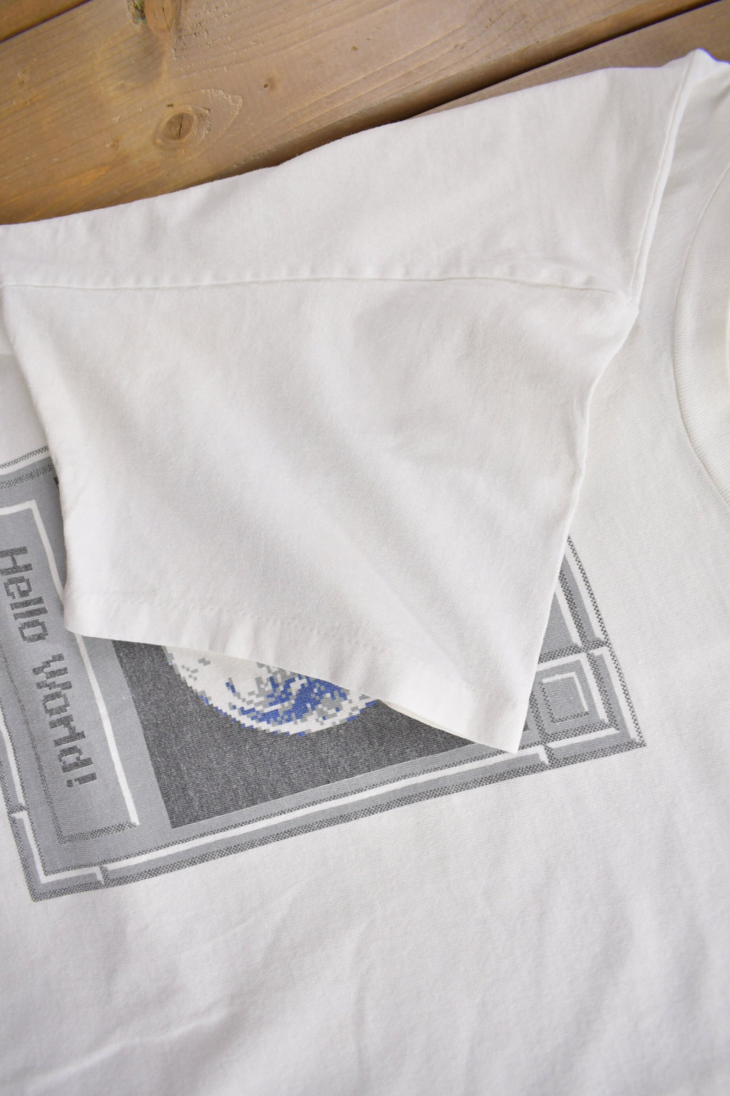 Vintage 1990s "Hello World" Coding Graphic T-Shirt