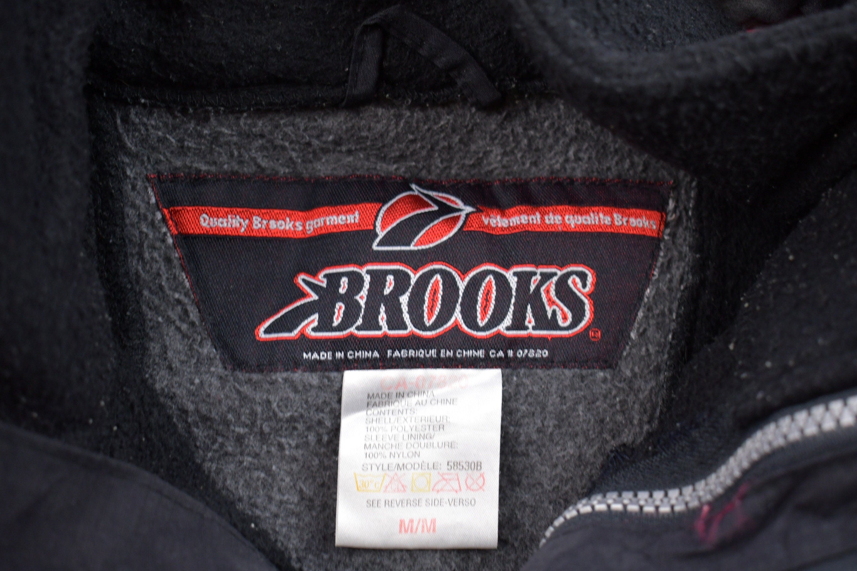 Vintage 1990s Brooks Color Block Puffer Jacket