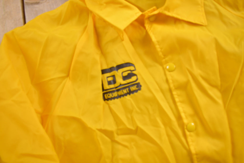 Vintage 1980s D-C Equipment INC Light Windbreaker Jacket