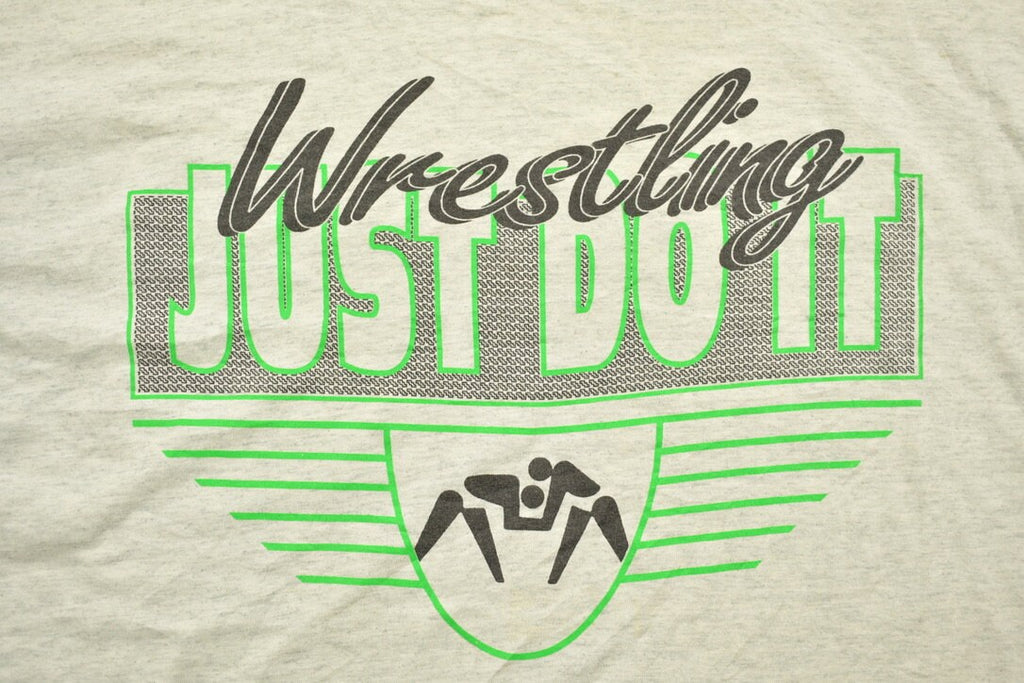 Vintage 1990s Just Do It Wrestling Graphic T-Shirt