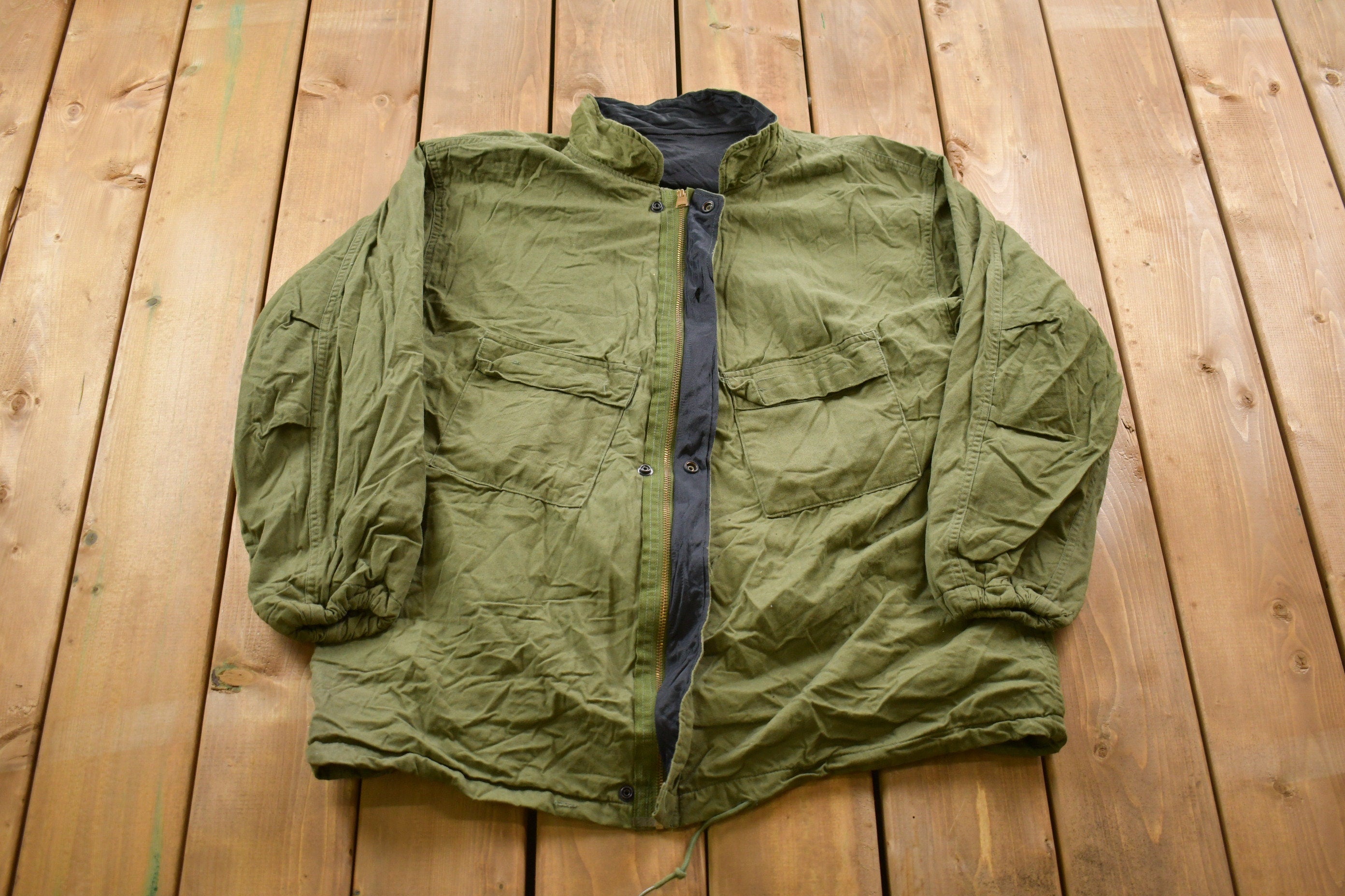 Vintage 1980s Military Field Jacket