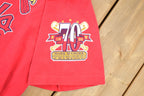 Vintage 1998 Mark McGwire St Louis Cardinals MLB Jersey Graphic T-Shirt