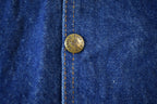 Vintage 1980s Saddle King Western Denim Vest Made In USA