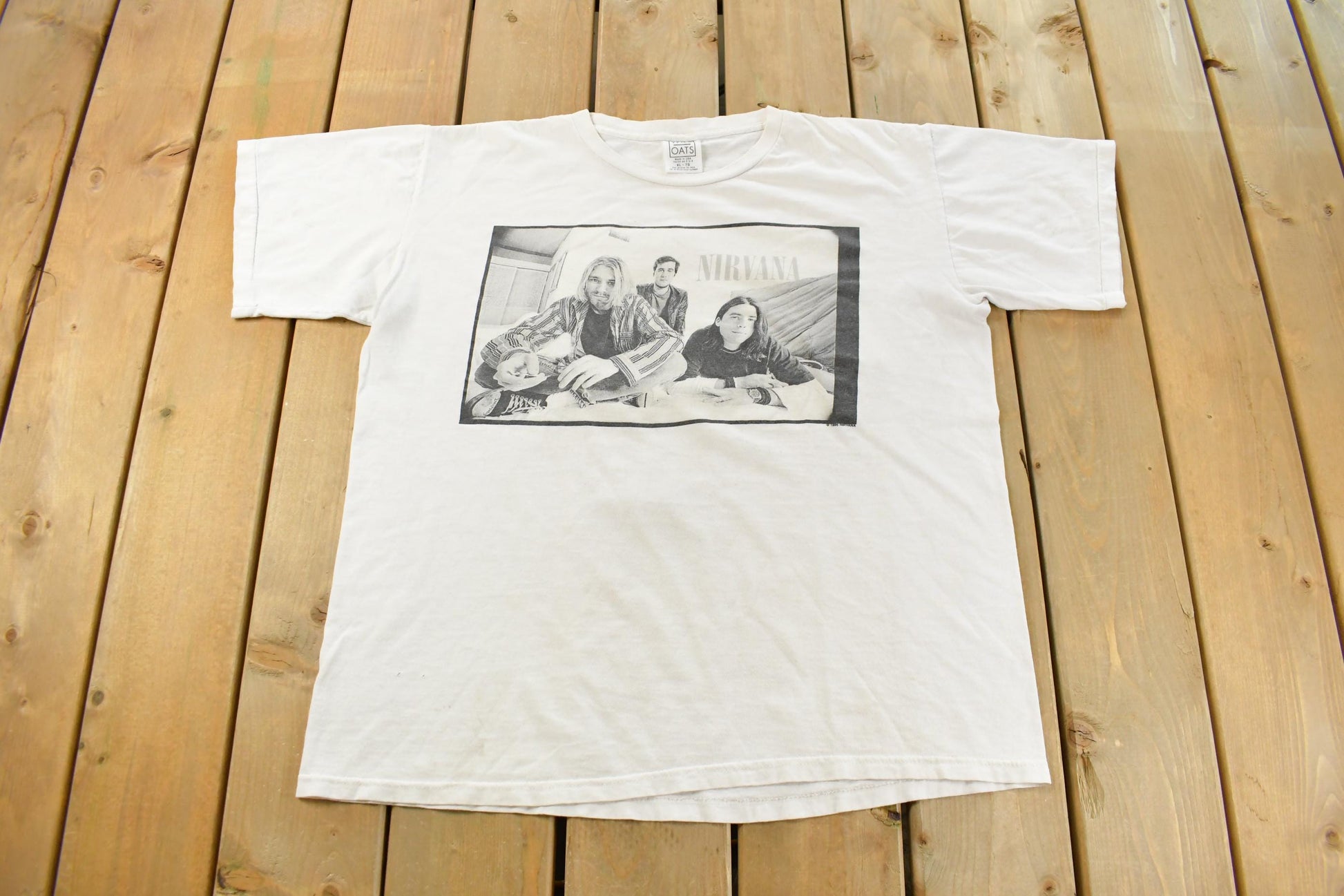 Vintage 1996 Nirvana Graphic Band T-Shirt Men's XL