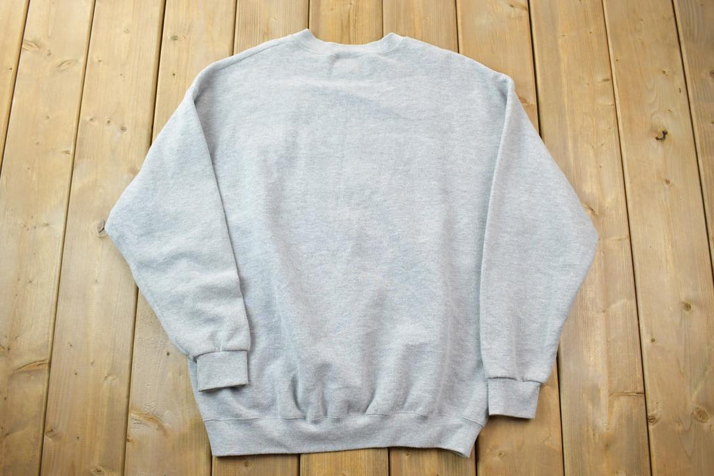 Vintage 1990s Mickey Mouse Walt Disney World Crewneck / Vintage Sweatshirt / Vintage Disney / Mickey / Embroidered / Made In USA