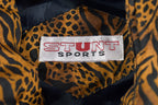 Vintage 1990s Stunt Sports Leopard Print Windbreaker Jacket