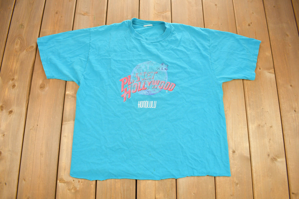 Vintage 1991 Planet Hollywood Honolulu Souvenir T Shirt