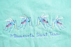 Vintage 1990s Minnesota Swat Team Mosquito Theme Crewneck Sweatshirt