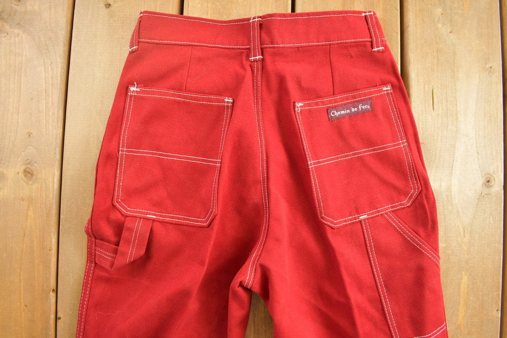 Vintage Chemin De Fer Red Jeans
