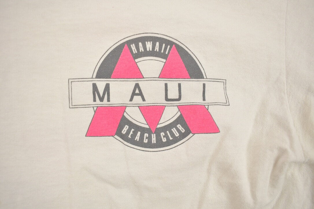 Vintage 1990s Maui Beach Club Souvenir T Shirt