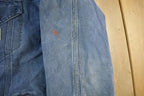 Vintage 1990s Carhartt Distressed Sun Faded Trucker Jacket Men's 3XL
