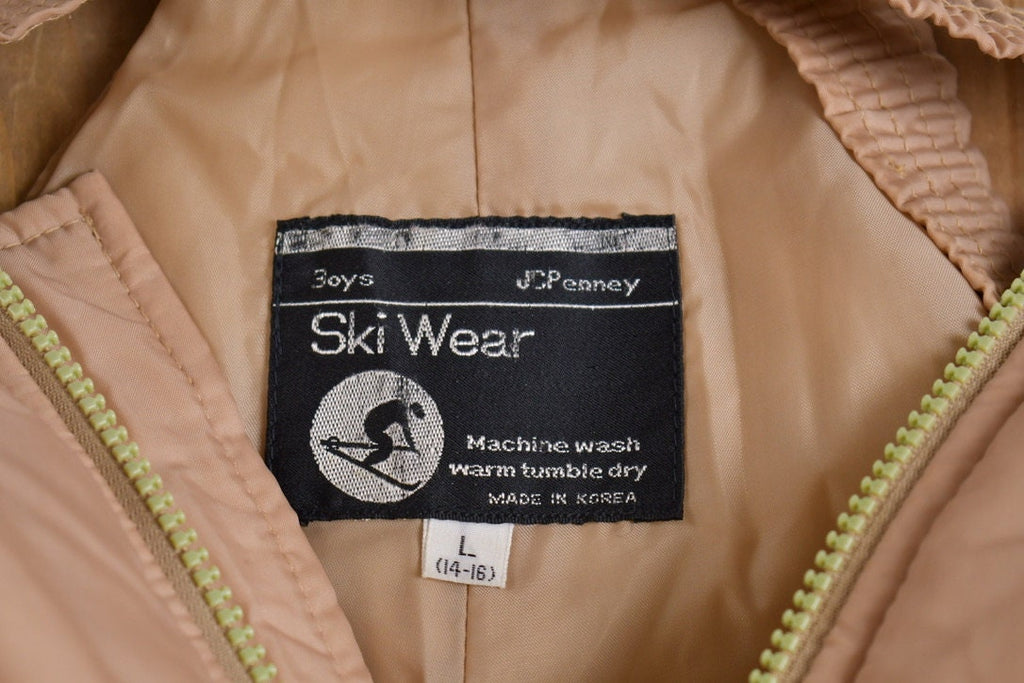 Vintage 1960s JC Pennys Ski Wear Insulated Coveralls