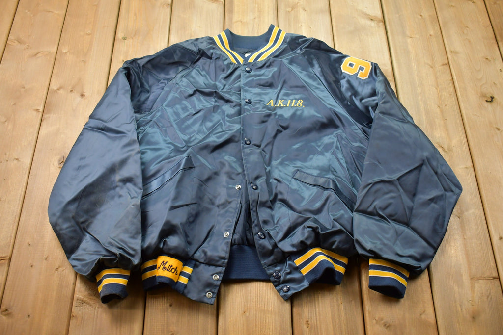 Vintage 1980s King Louie Satin Bomber Jacket Jacket