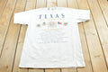 Vintage 1986 Texas Lone Star State Souvenir Graphic T Shirt Men's XL