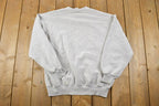 Vintage 1990s Russell Athletics Blank Heather Grey Crewneck Sweatshirt
