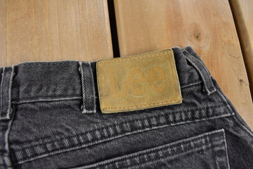 Vintage 1970s Lee Black Wash Jeans Size 30 x 30