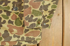 Vintage 1970s Duck Camo Canvas Hunting Jacket Men's L