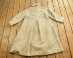 Vintage 1980s Saunders And Gold Wool Trench Coat