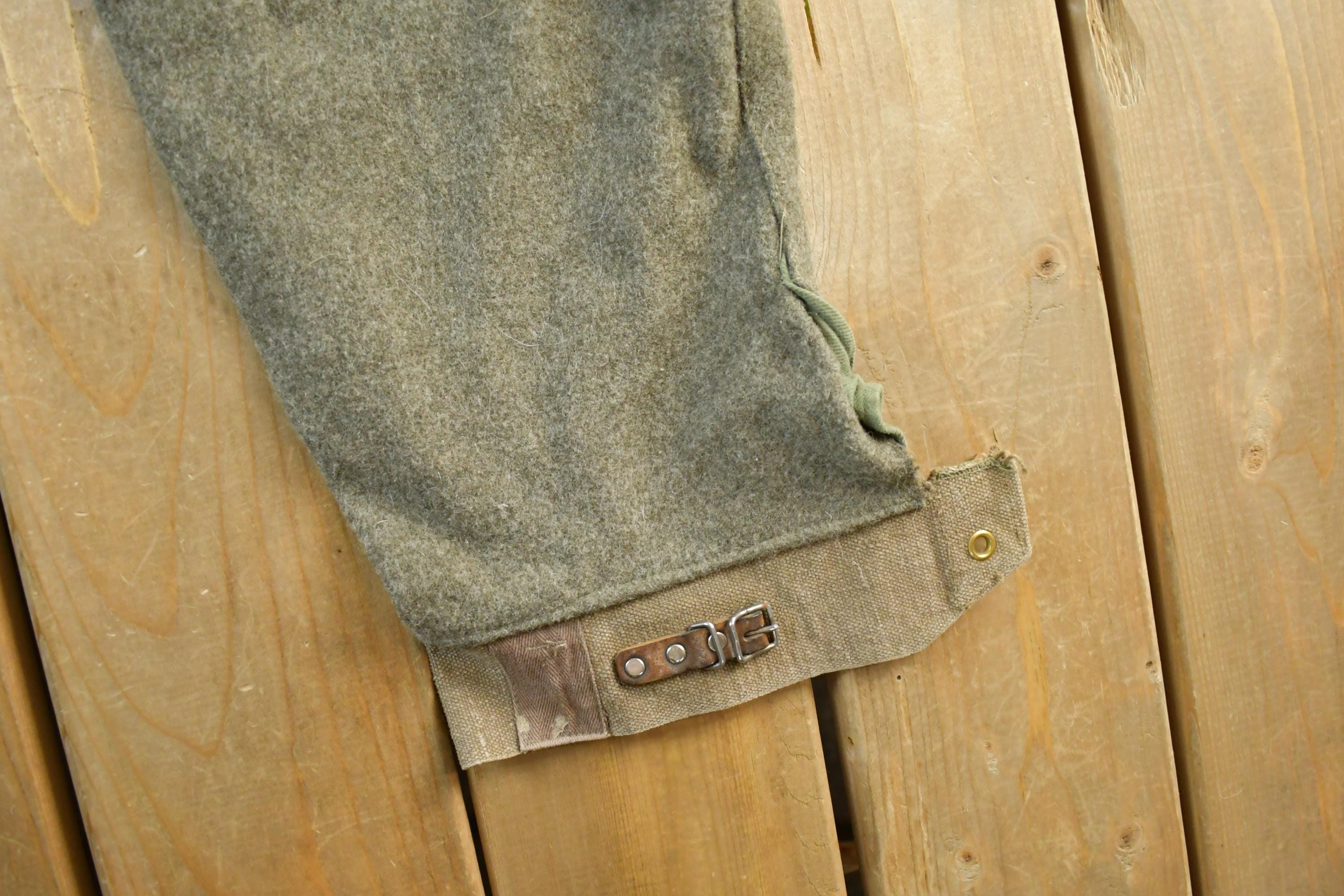 Vintage 1960s Military Wool Trousers Men's 30 x 29