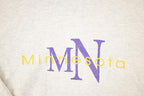 Vintage 1990s Minnesota Graphic Print Crewneck Sweatshirt Men's L