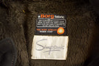 Vintage 1980's Simpsons Fur Lined Suede Coat