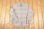 Vintage 1990s Ralph Lauren Plaid Button Up Shirt Men's L