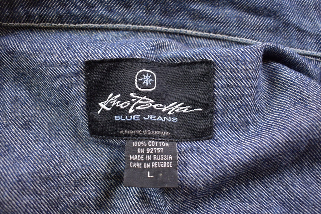Vintage 1980's kno' Betta Blue Jeans Denim Jacket