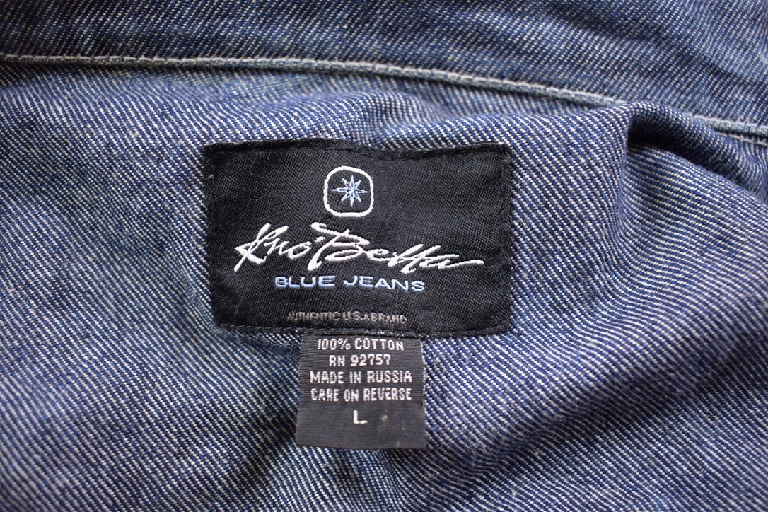 Vintage 1980's kno' Betta Blue Jeans Denim Jacket