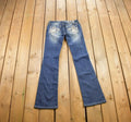 Vintage Y2K Miss Me Bedazzled Low Rise Jeans Size 26x31