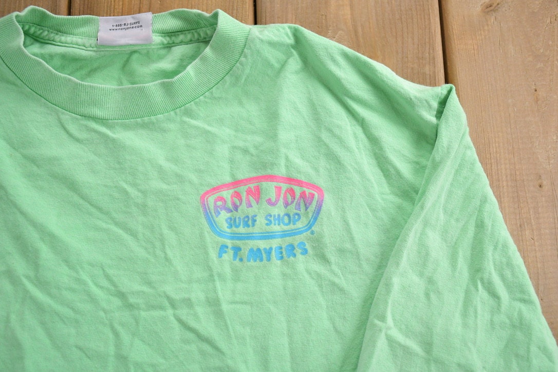 Vintage 1990s Ron Jon Surf Shop Long Sleeve T Shirt
