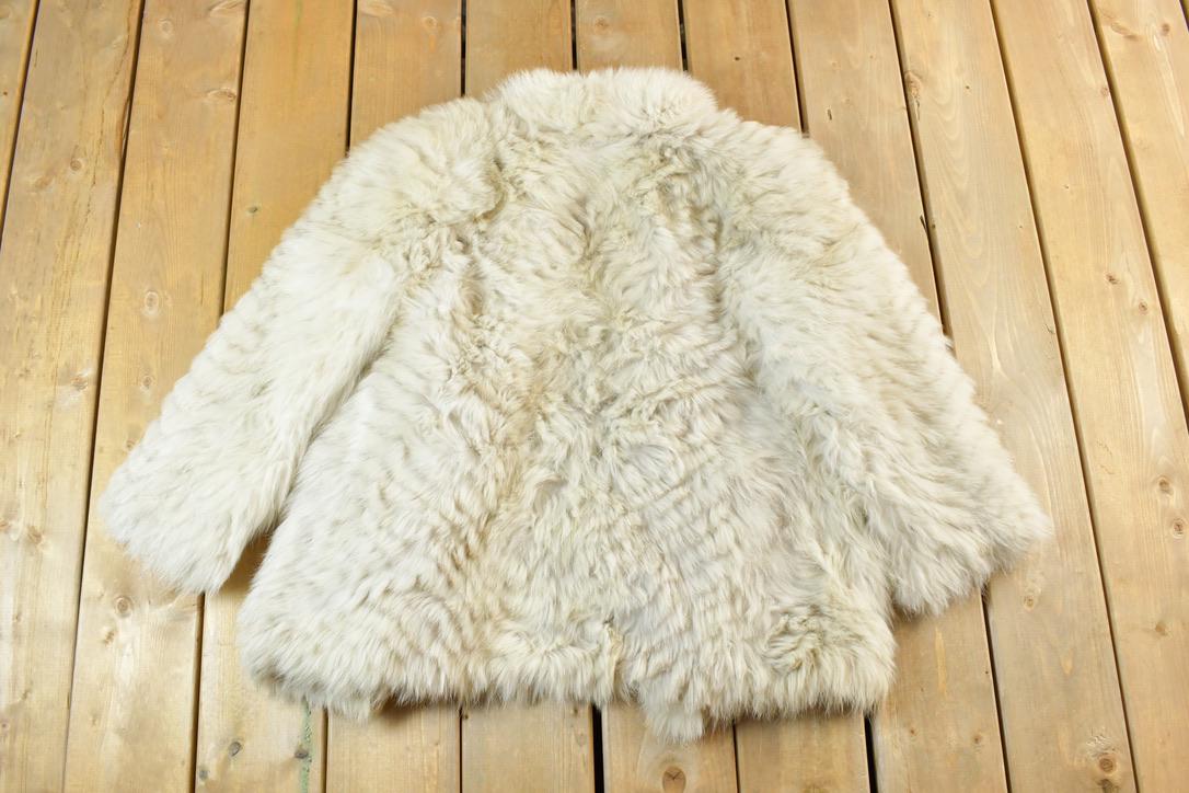 Vintage 1970s Full Length Saga Fox Fur Coat Made In USA