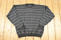 Vintage 1990s Abstract Pattern Knit Crewneck Sweater Mens L /