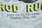 Vintage 1998 Black Hills Rod Run Souvenir T-Shirt