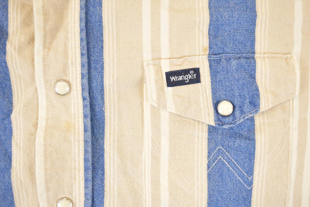 Vintage 1990s Wrangler Rodeo Button Up Shirt Mens L