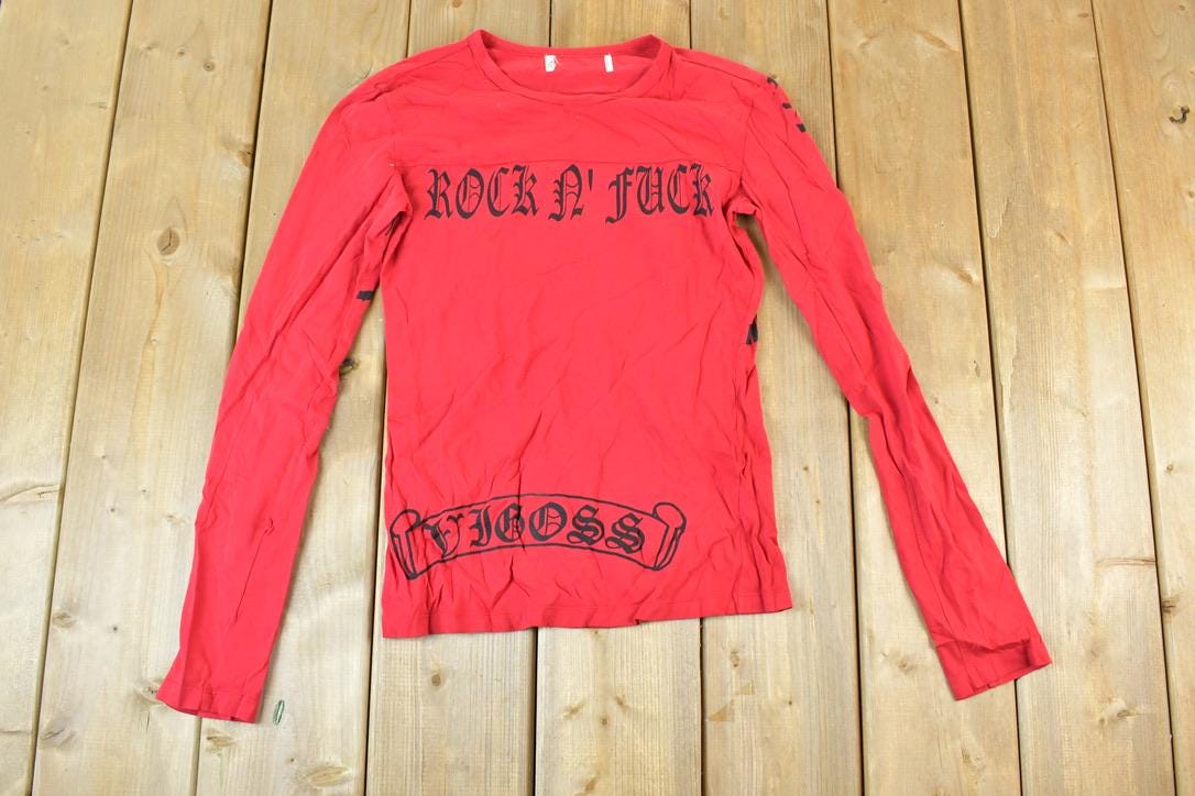 Women Vintage Vigoss Y2K Rocker T-Shirt