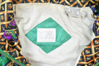 Vintage 1990s OSC Sport Fancy Italian Style Pattern Windbreaker Jacket
