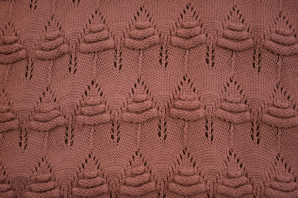 Vintage 1980s Sara Valentino 3D Knitted Crewneck Sweater