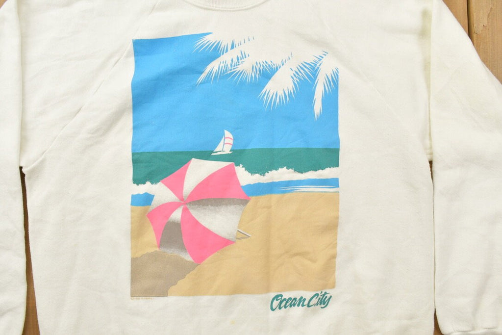 Vintage 1980s Ocean City Maryland Crewneck Sweatshirt