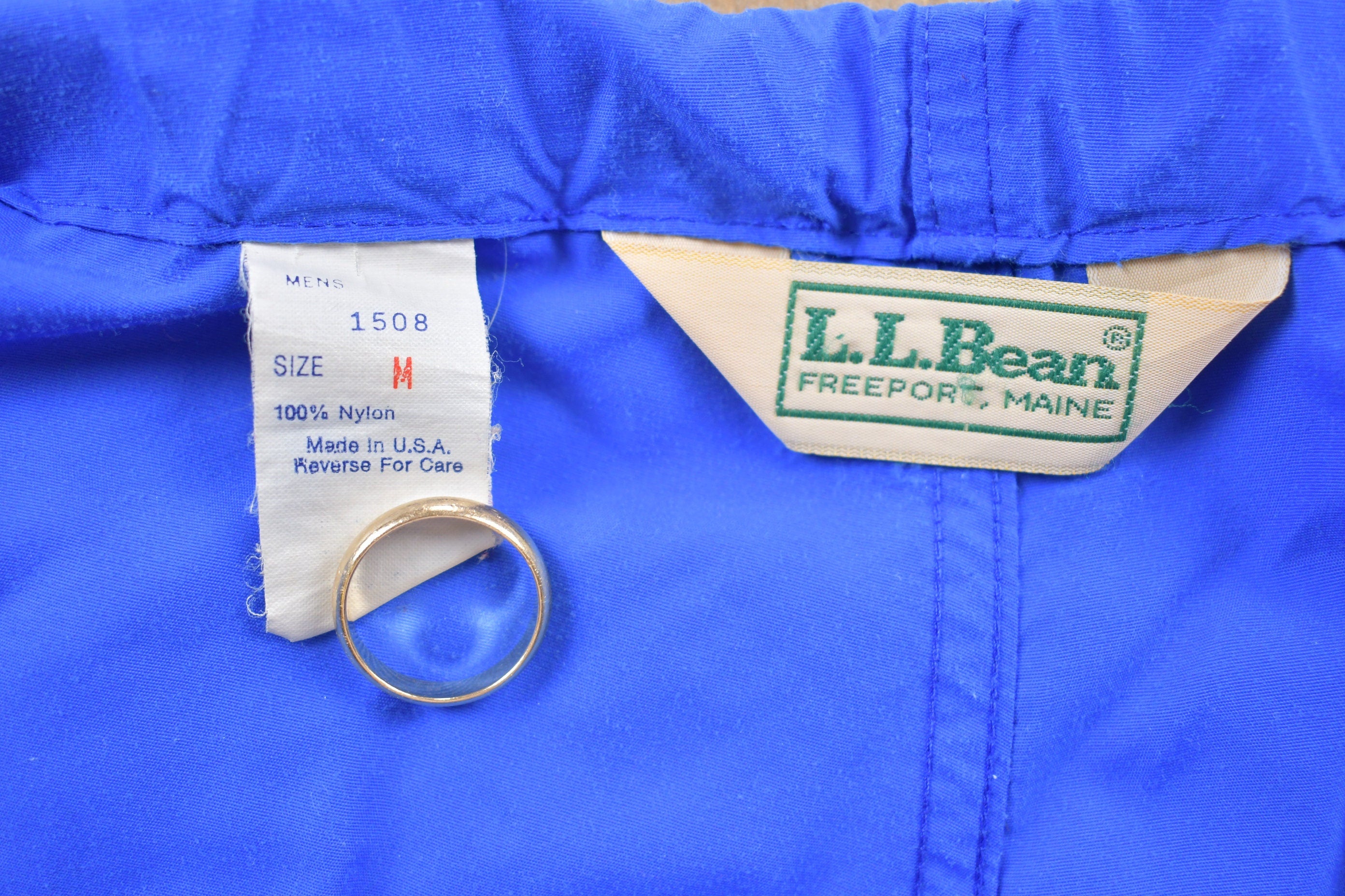 Vintage 1990's L.L Bean Track Pants W/ Full Leg Zippers 38 x 30 / Made in USA / American Vintage / Streetwear Fashion / Vintage Pants