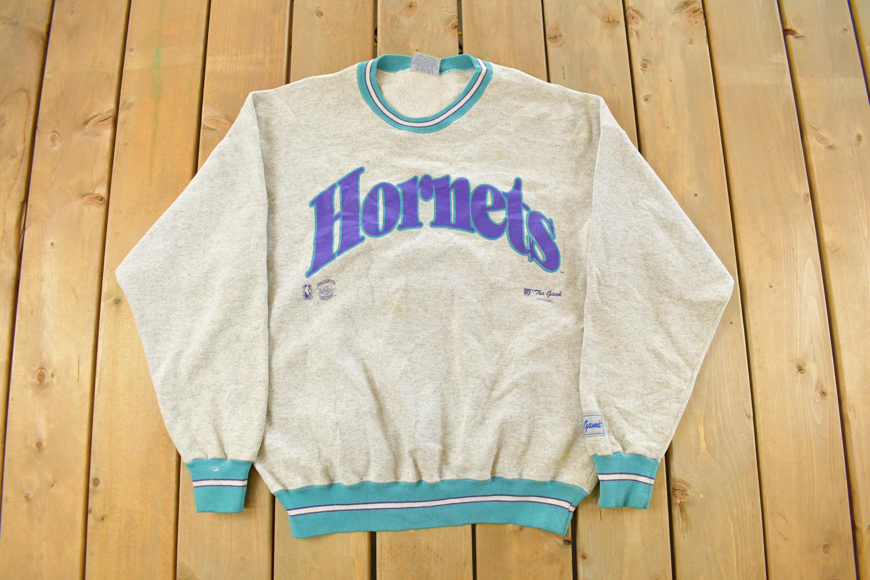 Vintage 1990s Charlotte Hornets NBA Crewneck Sweatshirt Men's XL