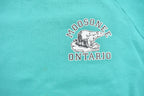 Vintage 1980s Penman's Moosonee Ontario Raglan Crewneck Sweatshirt