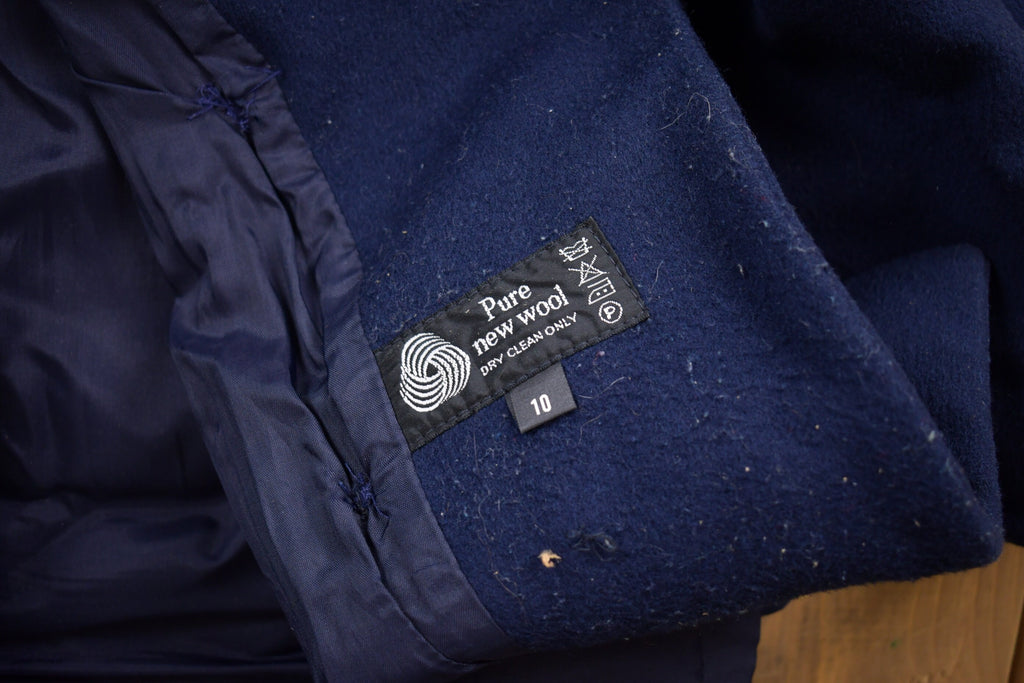 Vintage 1980s Central Park International Wool Double Breasted Jacket
