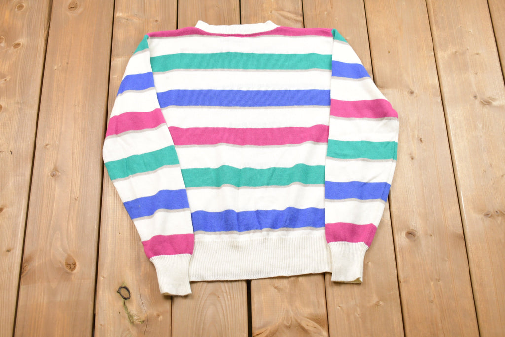 Vintage Knitted Striped Sweater