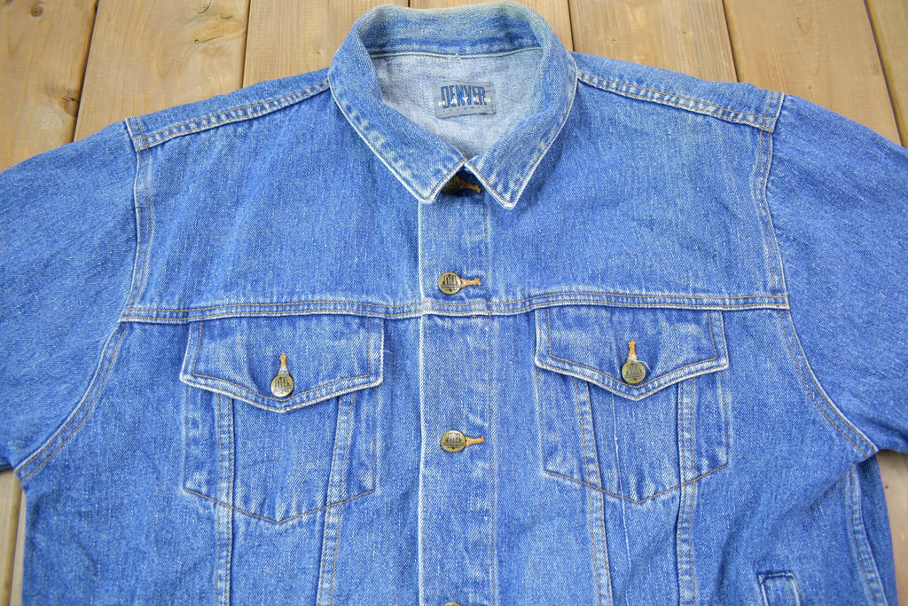 Vintage 1990s Denver Hayes Button Down Jean Jacket Size Large