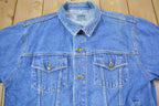 Vintage 1990s Denver Hayes Button Down Jean Jacket Size Large