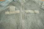 Vintage 1990s Green Fuzzy Fleece Sweater Made In USA