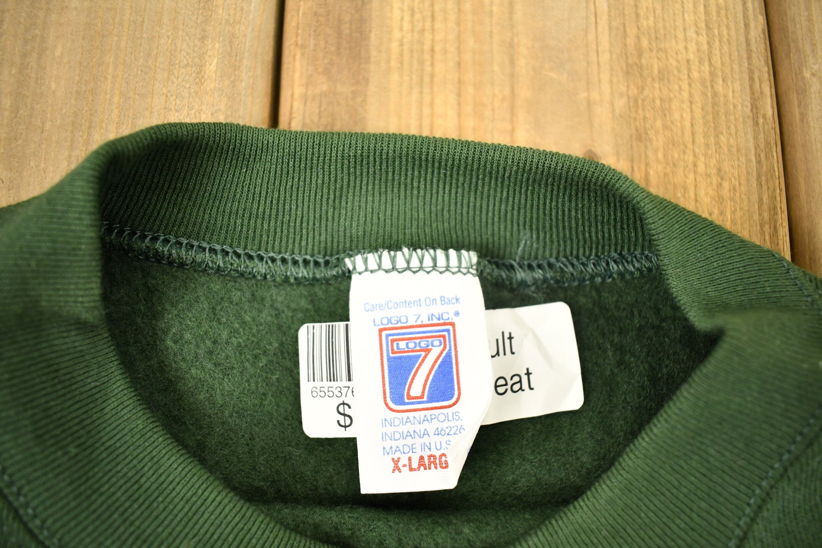 Vintage 1990s Green Bay Packers NFL Logo 7 Crewneck Sweatshirt
